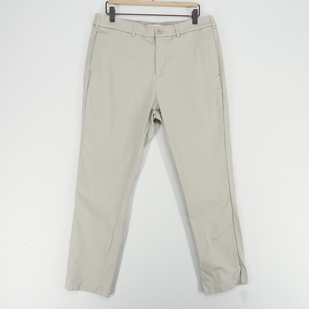 Hill City Everyday Pant Mens 34x30 Light Khaki Beige Water Repellent Stretch